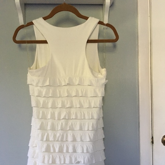 Ruffle racerback mini dress - Picture 7 of 7